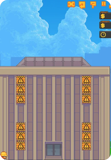 Rubble Trouble demolition scene